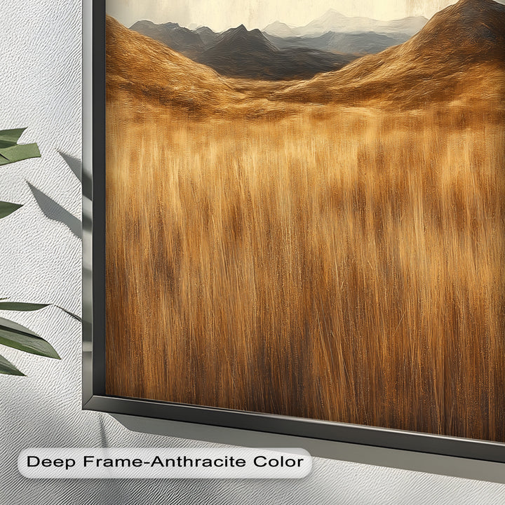 Golden Prairie Horizon – Landschaftsölgemälde