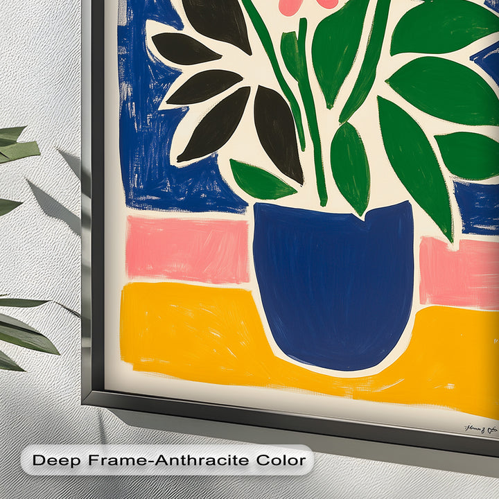Vibrant Vase Composition – Modern Fauvist Oil Painting