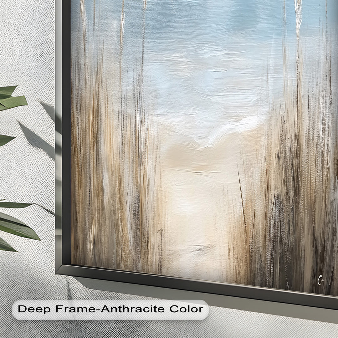 Coastal Beach Wall Art – Ocean Landscape Oil Painting