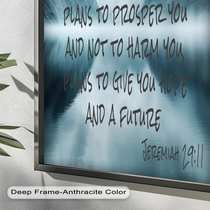 Jeremiah 29:11 – God's Plan Bible Verse Oil Painting