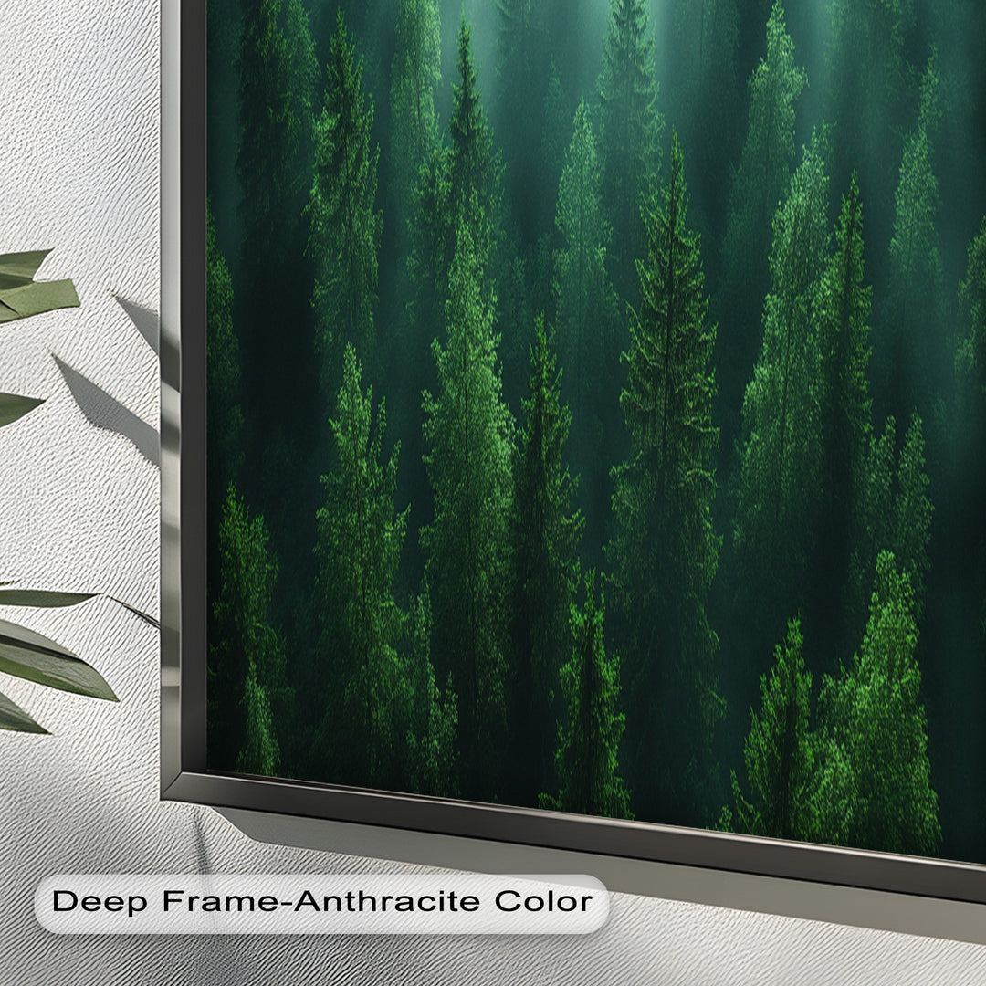 Misty Forest Landscape – Enchanting Nature Oil Painting