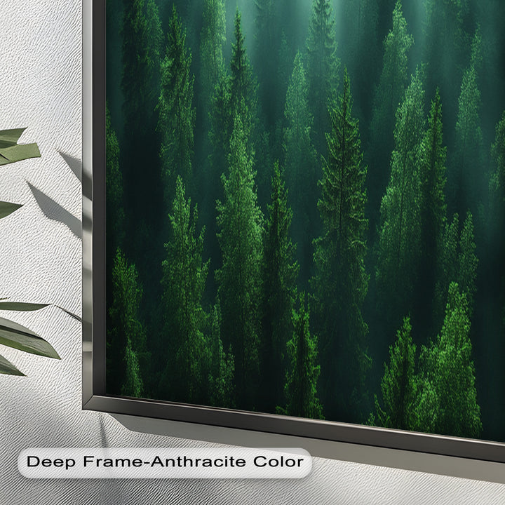 Misty Forest Landscape – Enchanting Nature Oil Painting