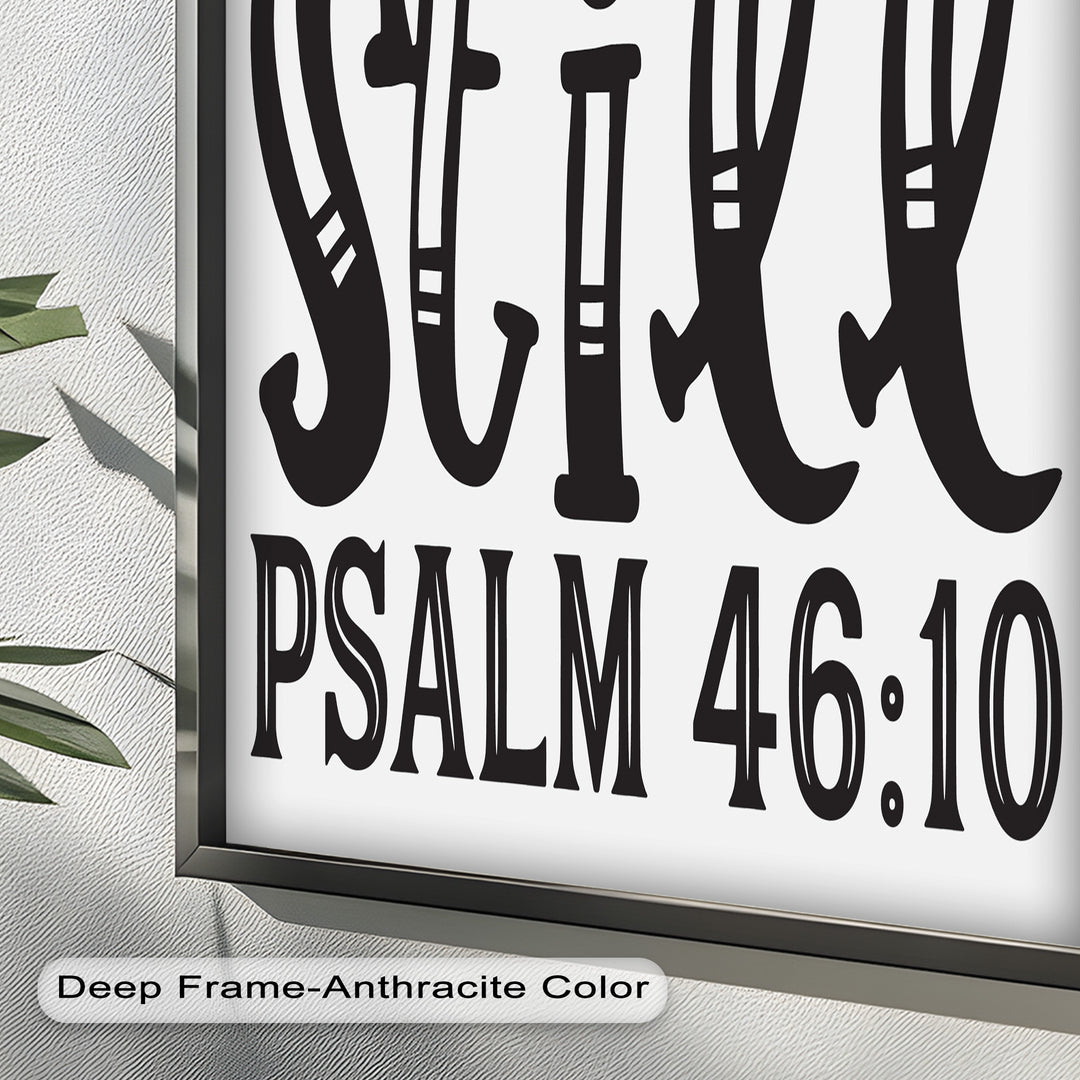 Sei still – Psalm 46:10 Bibel Bibel Ölgemälde