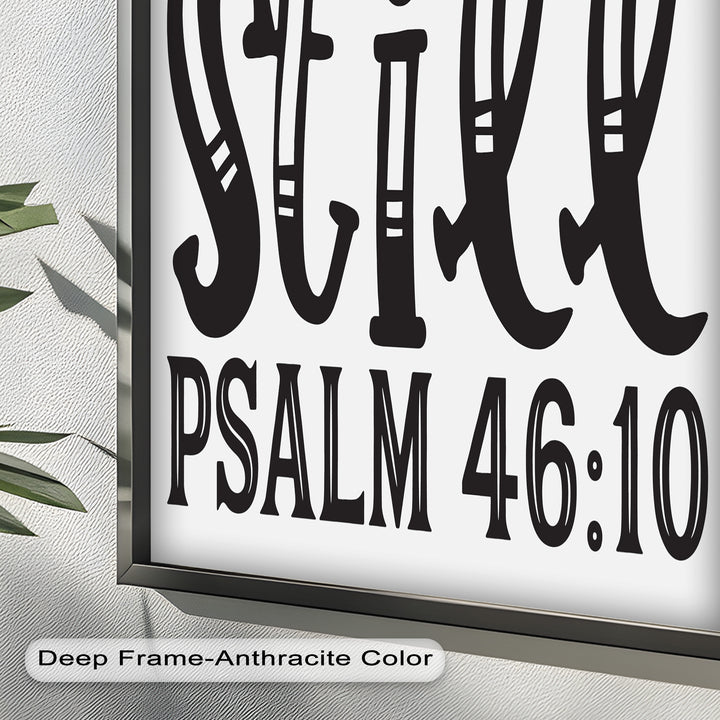 Sei still – Psalm 46:10 Bibel Bibel Ölgemälde