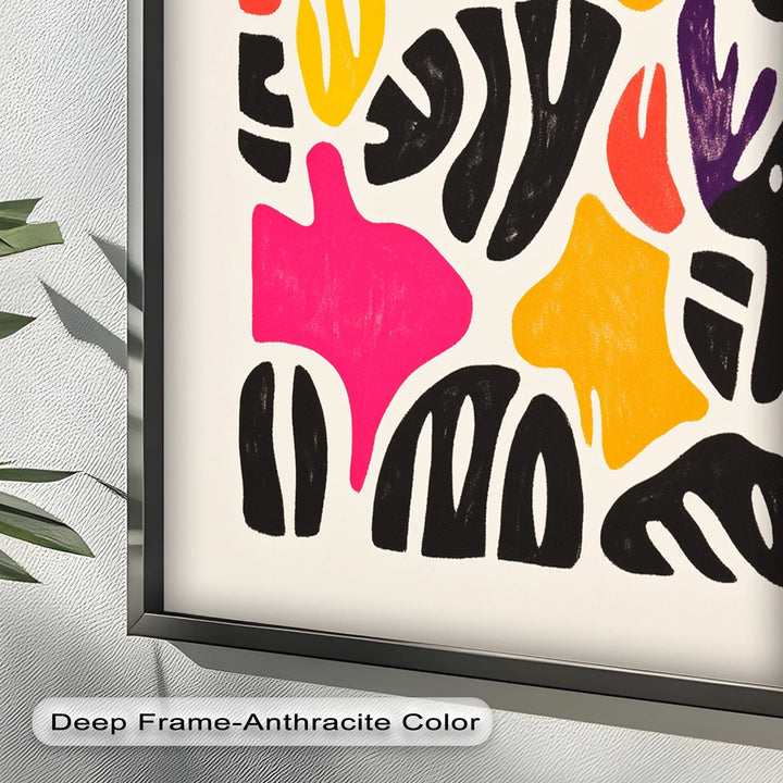 Chromatic Rhythm – Abstract Fauvist Oil Painting - MyPhotoStation
