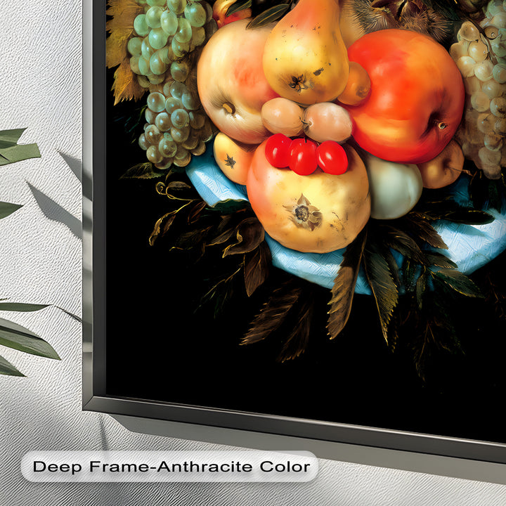 Ernte der Fülle – Obstkorb-Illusions-Food-Malerei
