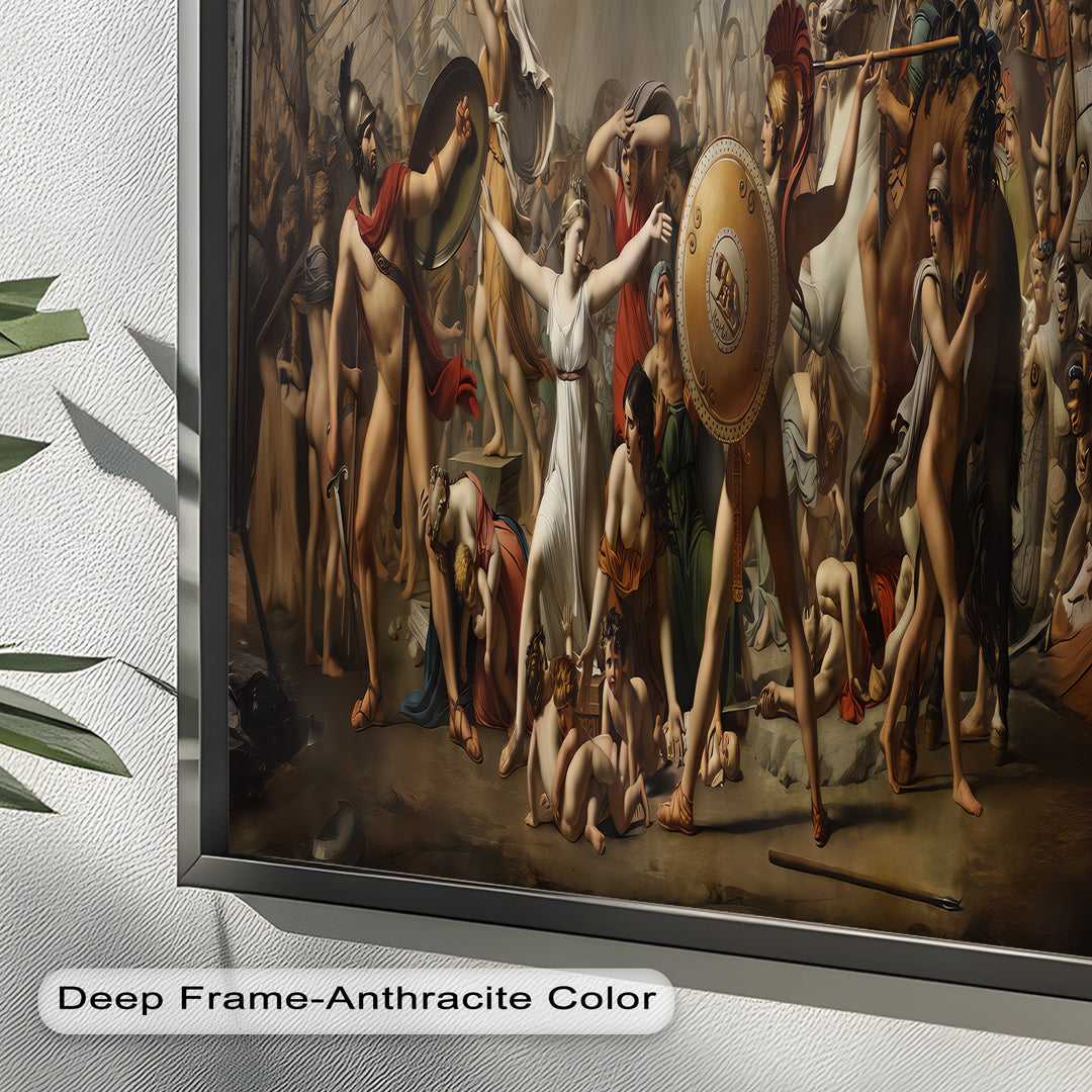 The Sabine Women Intervene – Classicism Oil Painting
