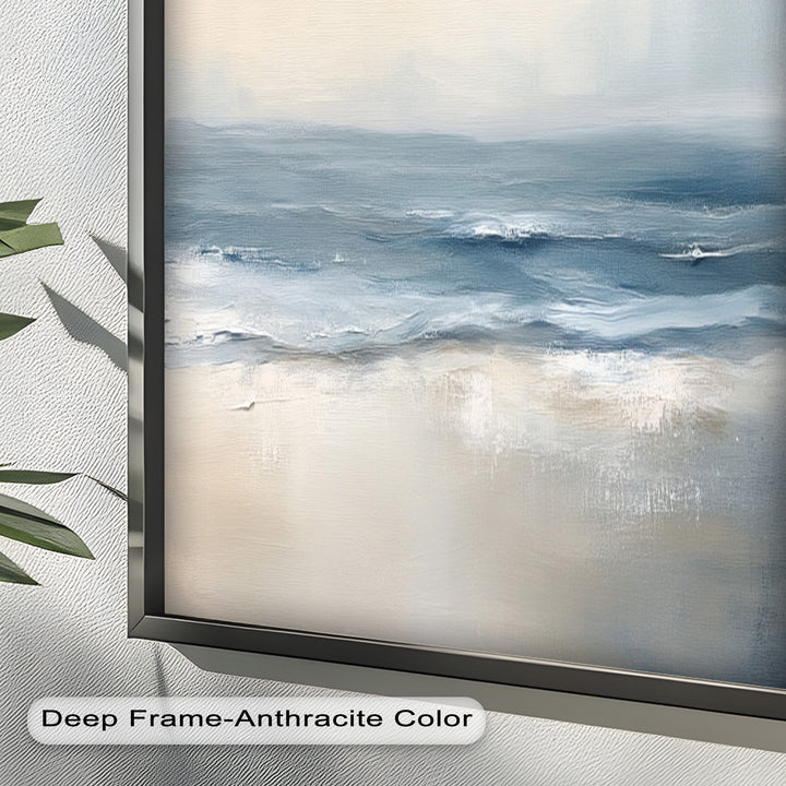 Ocean Wall Art - Minimalist Seascape Oil Painting