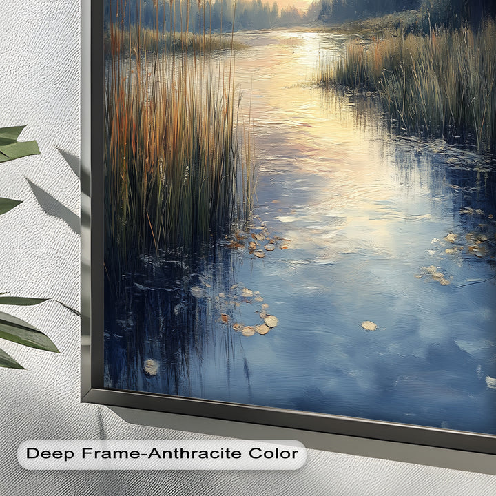 Lake Sunrise – Landscape Oil Painting