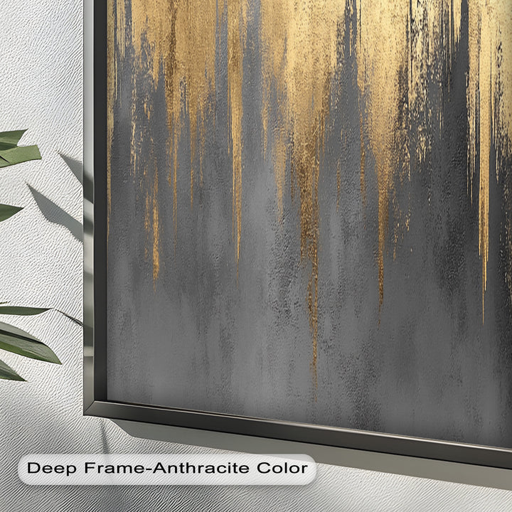 Golden Lighting – Modern Abstract Oil Painting