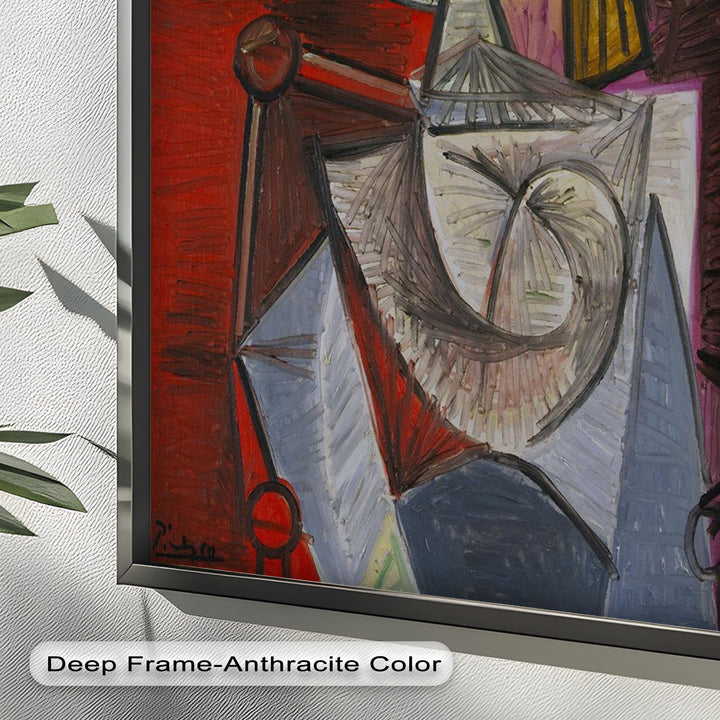 Knight of Angled Dreams – Picasso Cubist Oil Painting