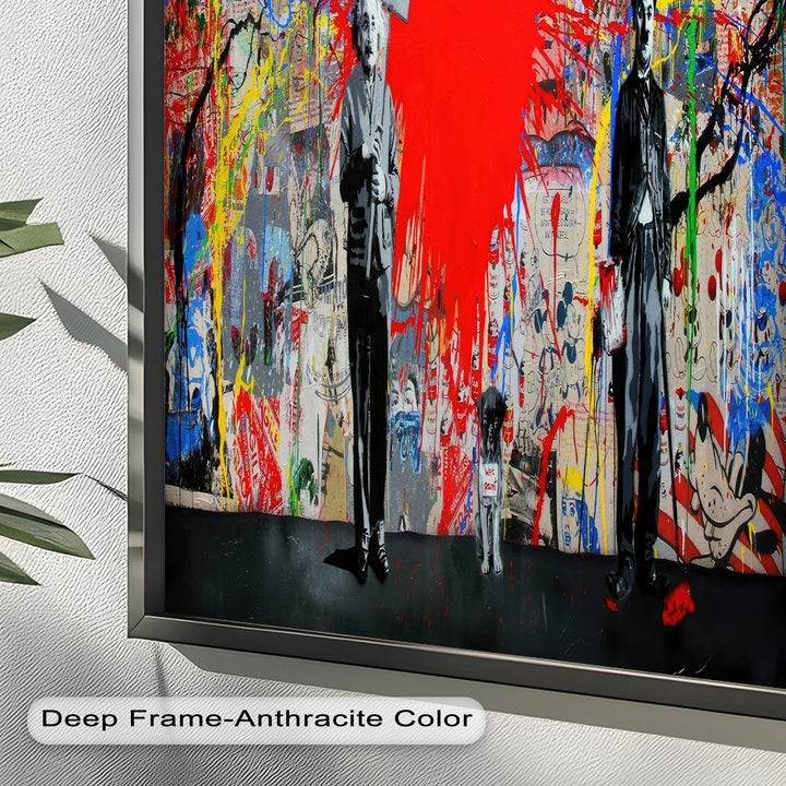 Love Is the Answer – Color Explosion Banksy Oil Painting