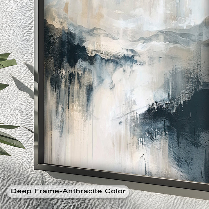 Abstract Landscape Reflection – Modern Serenity Oil Painting