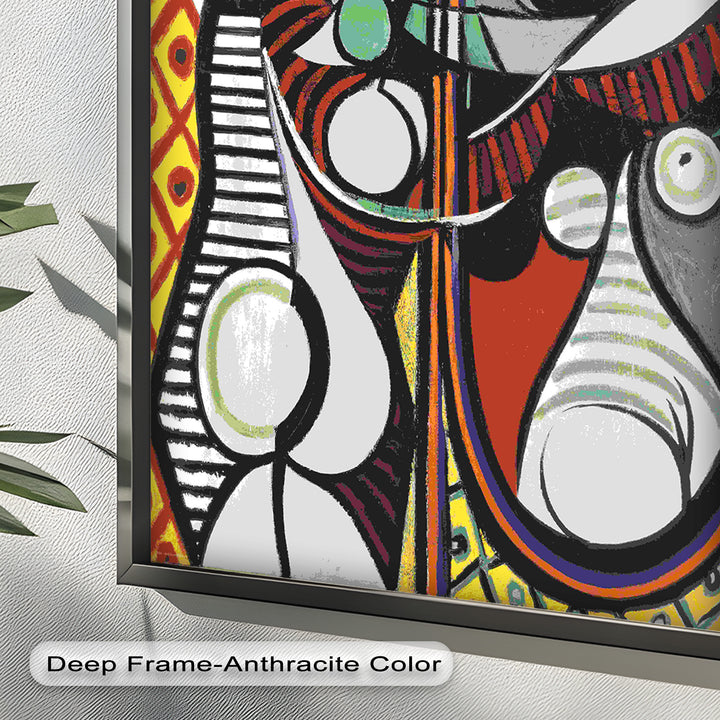 Reflected Identity – Mirror Portrait Picasso Oil Painting