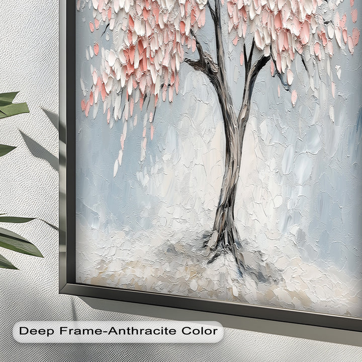 Blossoming Cherry Tree – Floral Oil Painting