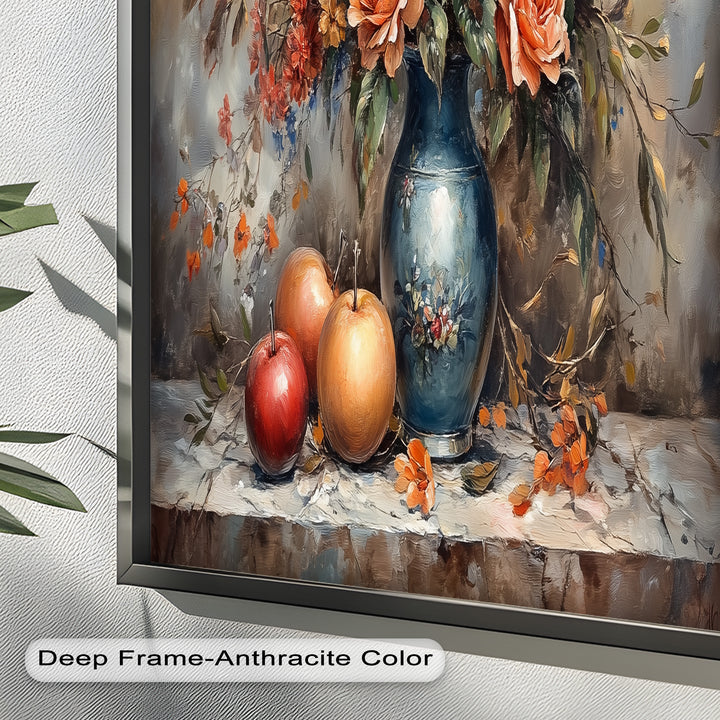 Vintage Floral Harmony – Still Life Oil Painting