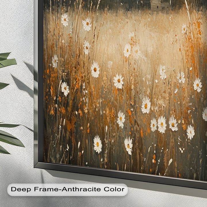 Golden Meadow – Wildflower Oil Painting