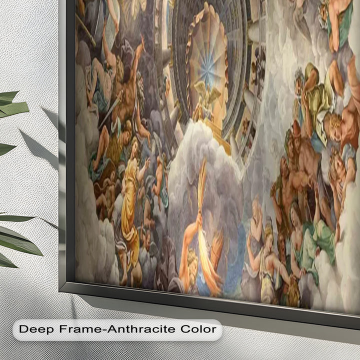 Assumption of the Virgin by Correggio – Renaissance Ceiling Oil Painting