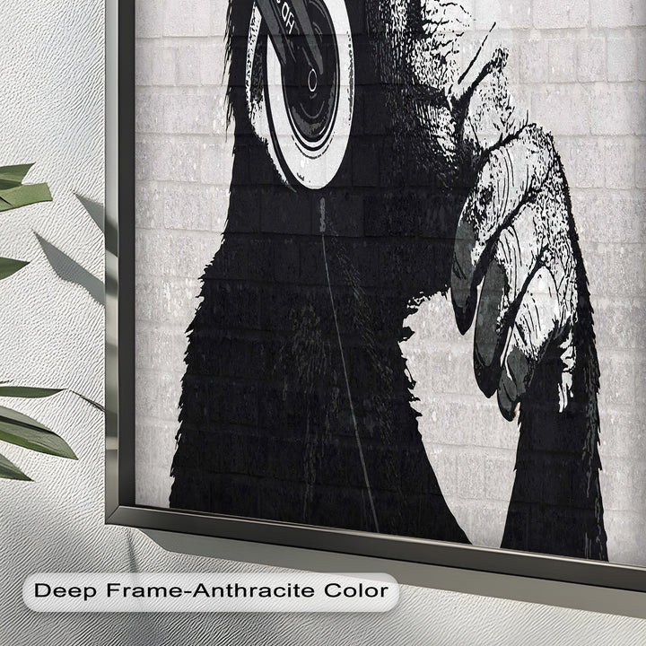 Contemplative Chimp – Banksy Oil Painting