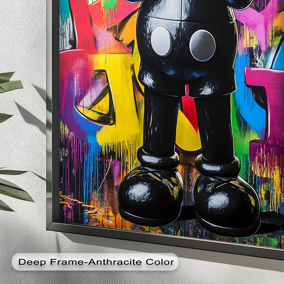 Behind the Hands – KAWS Oil Painting