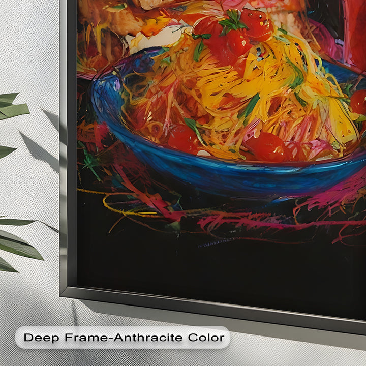 Gourmet-Sandwich und Pasta-Explosion - Food Painting