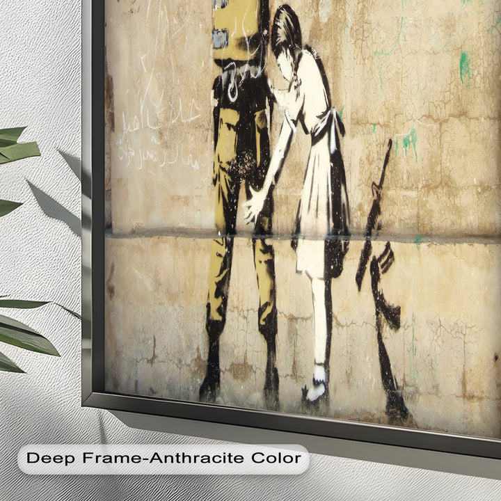Innocence in Control – Banksy Oil Painting