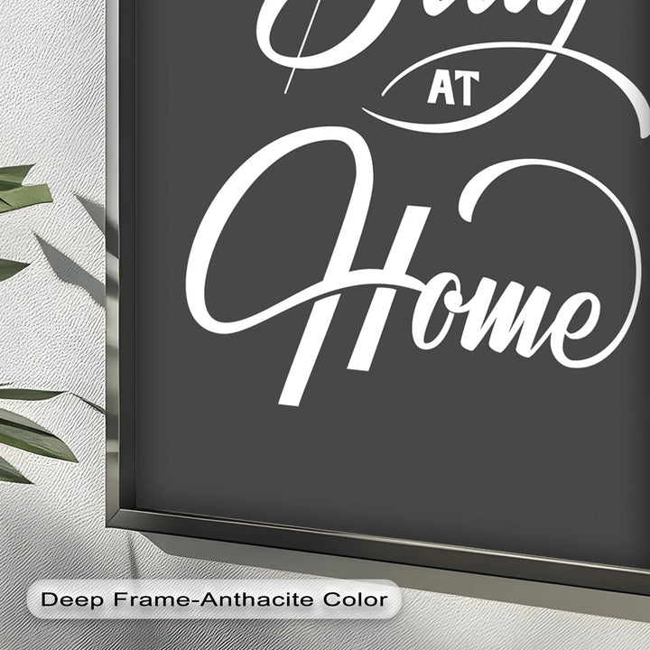 Stay at Home – Modern Oil Painting - MyPhotoStation