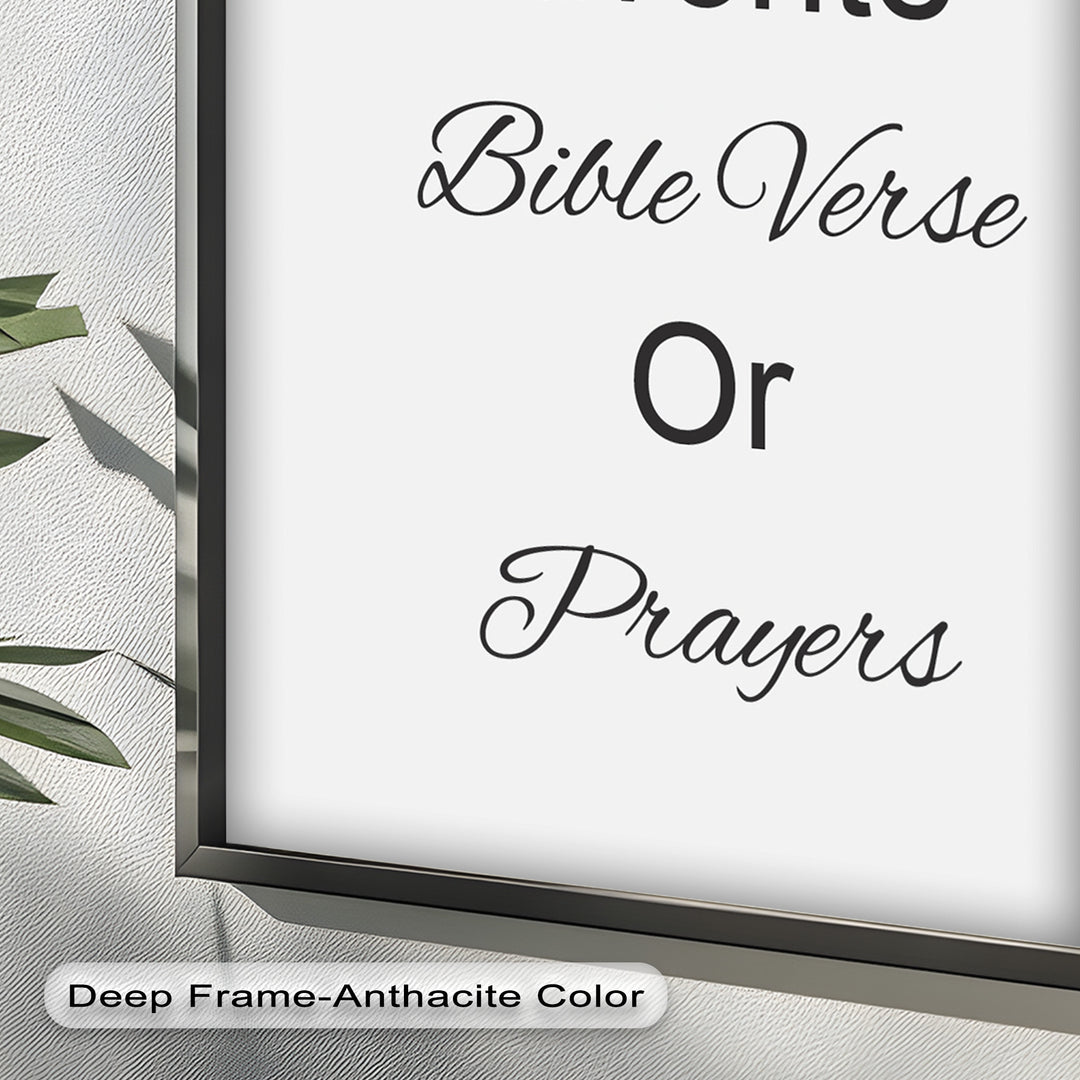 Custom Bible Verse Wall Art – Personalized Oil Painting