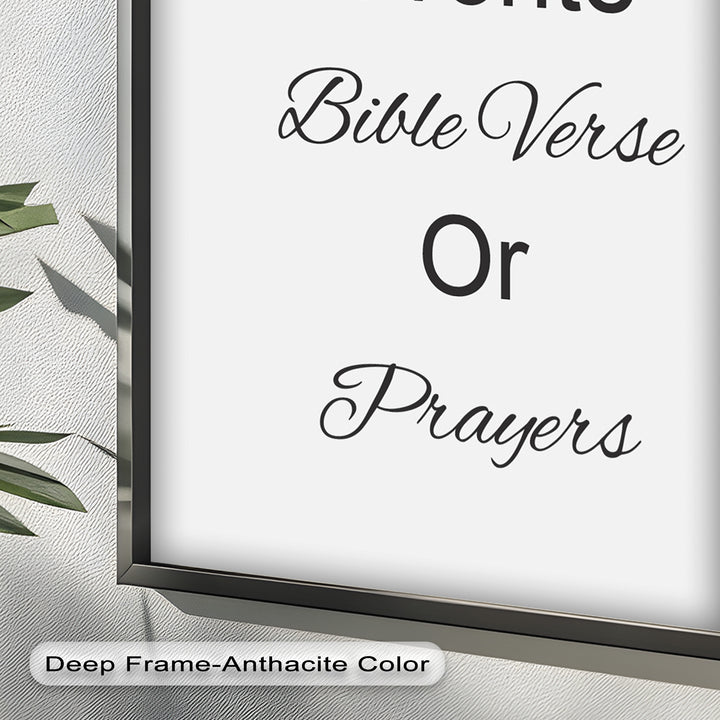 Custom Bible Verse Wall Art – Personalized Oil Painting