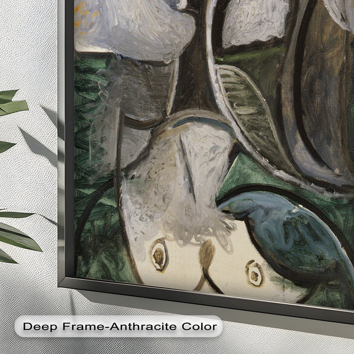 Fragmented Grace – Expressive Female Form in Picasso-Style Oil Painting