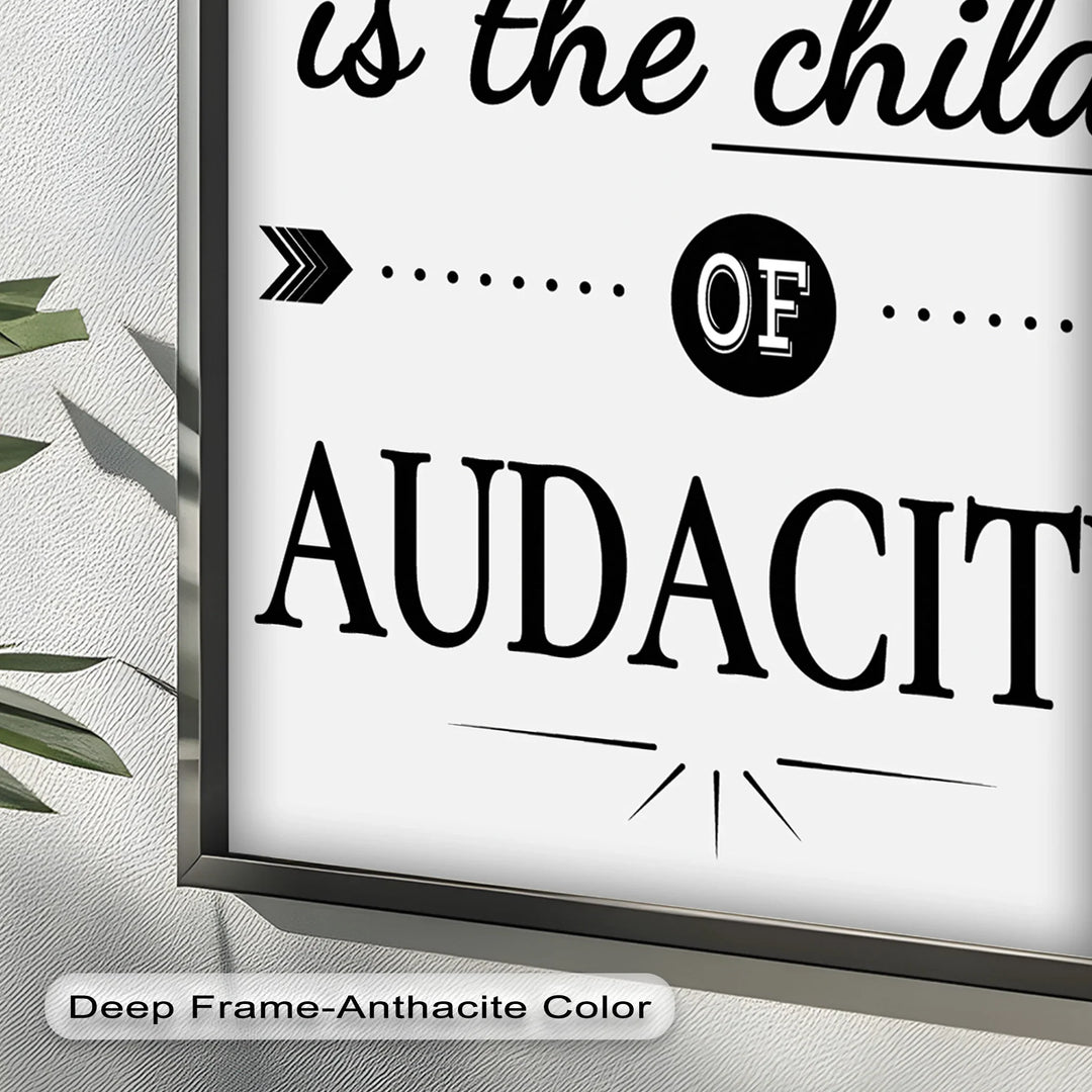 Success Is the Child of Audacity – Modern Oil Painting - MyPhotoStation