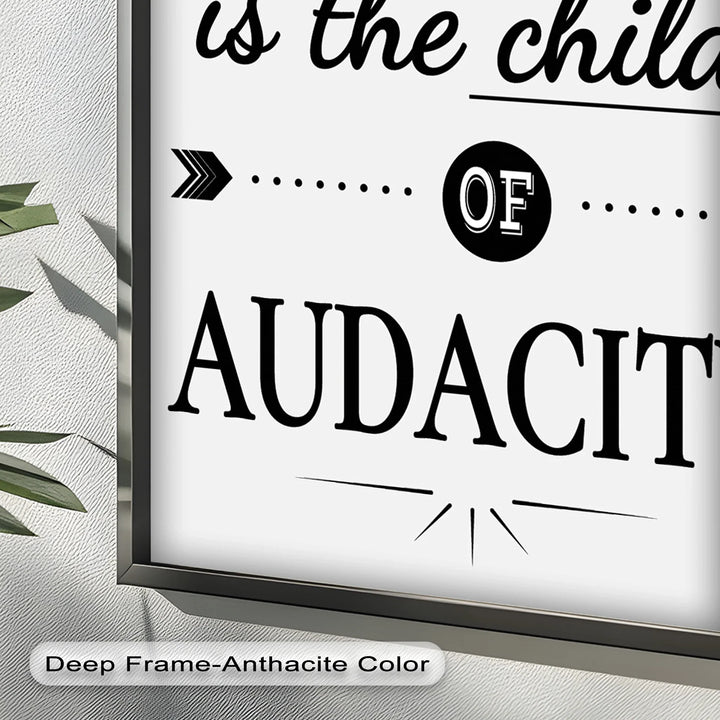 Success Is the Child of Audacity – Modern Oil Painting - MyPhotoStation