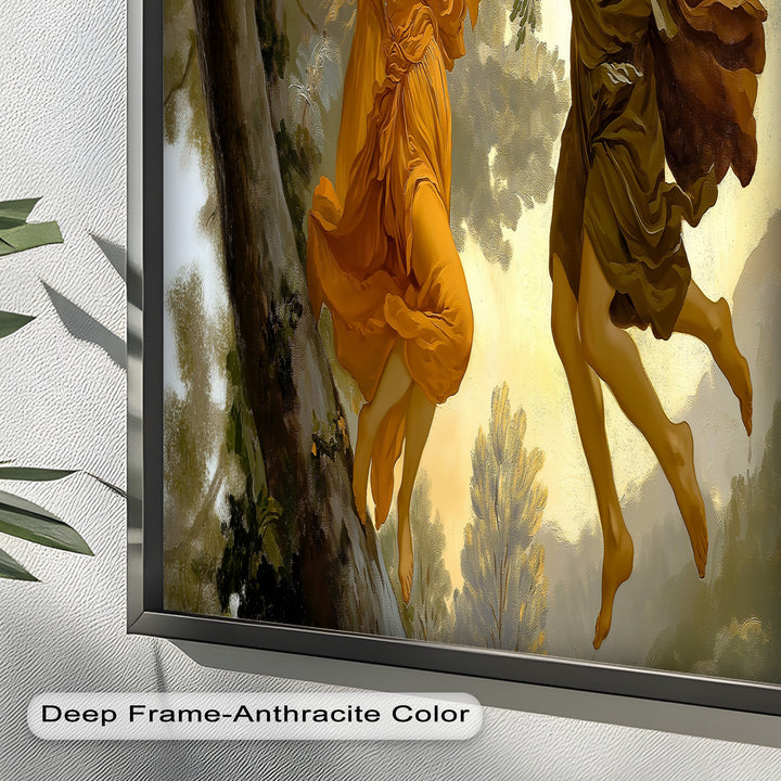 Dem Schicksal nachjagen – Apollo und Daphne, Renaissance-Akt-Ölgemälde