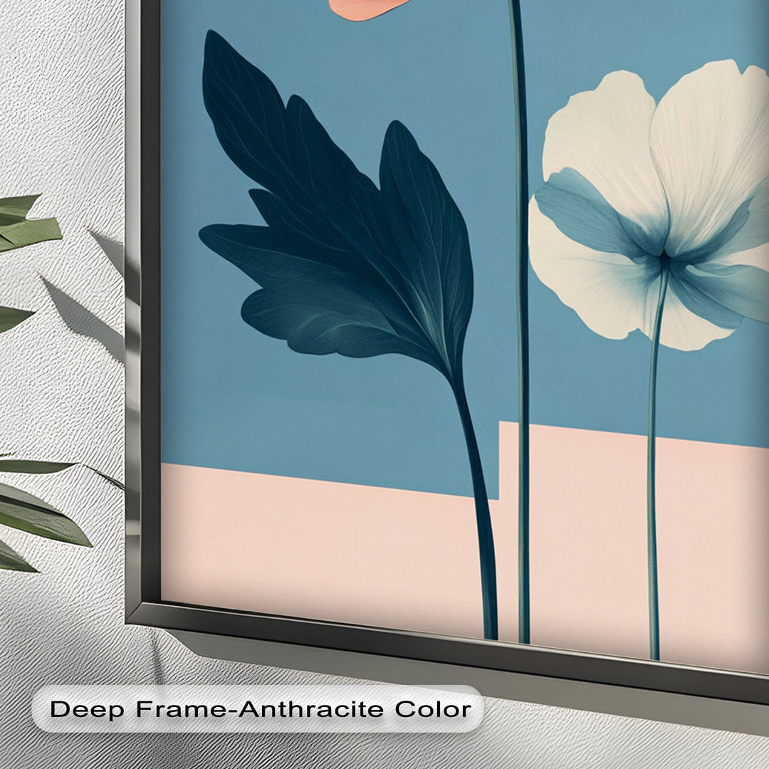 Serene Bloom – Boho Floral Oil Painting