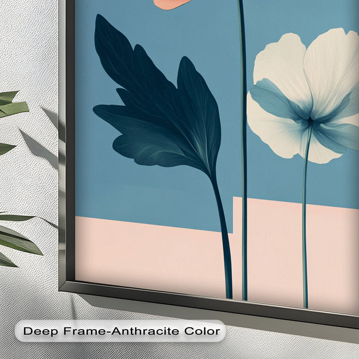 Serene Bloom – Boho Floral Oil Painting