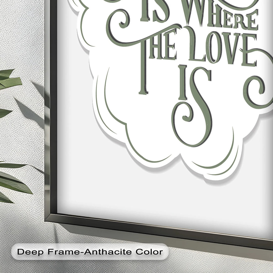 Home Is Where the Love Is – Oil Painting - MyPhotoStation