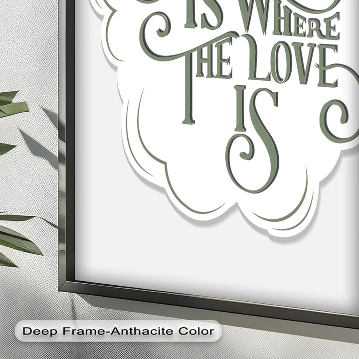 Home Is Where the Love Is – Oil Painting - MyPhotoStation