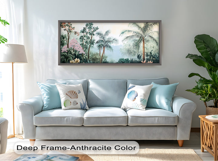 Jungle View – Tropical Floral Oil Painting