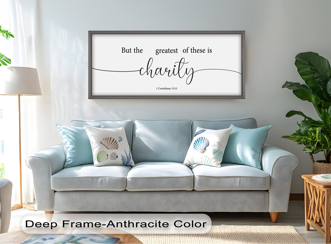 But the Greatest of These is Charity - Christian Oil Painting