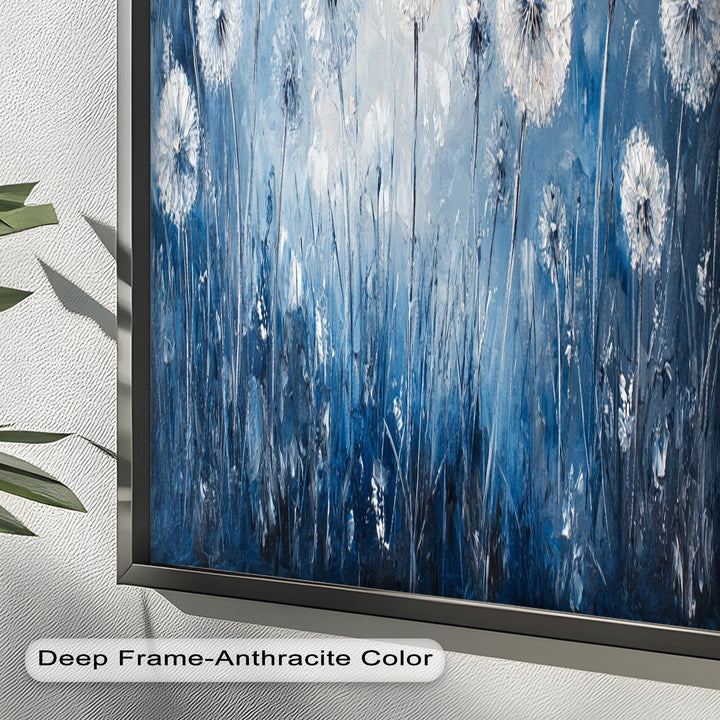 Dreamy Dandelion Field Wall Art – Floral Oil Painting
