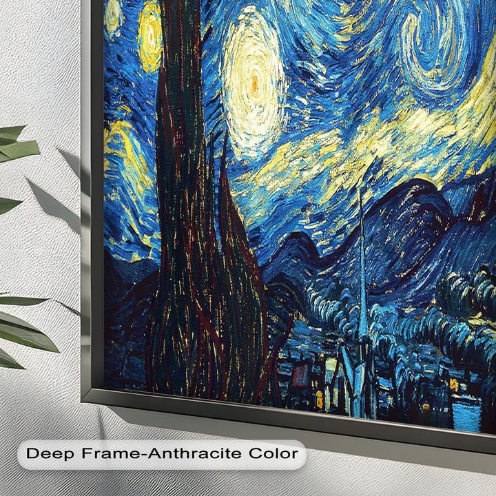 The Starry Night by Vincent van Gogh – Post-Impressionist Oil Painting