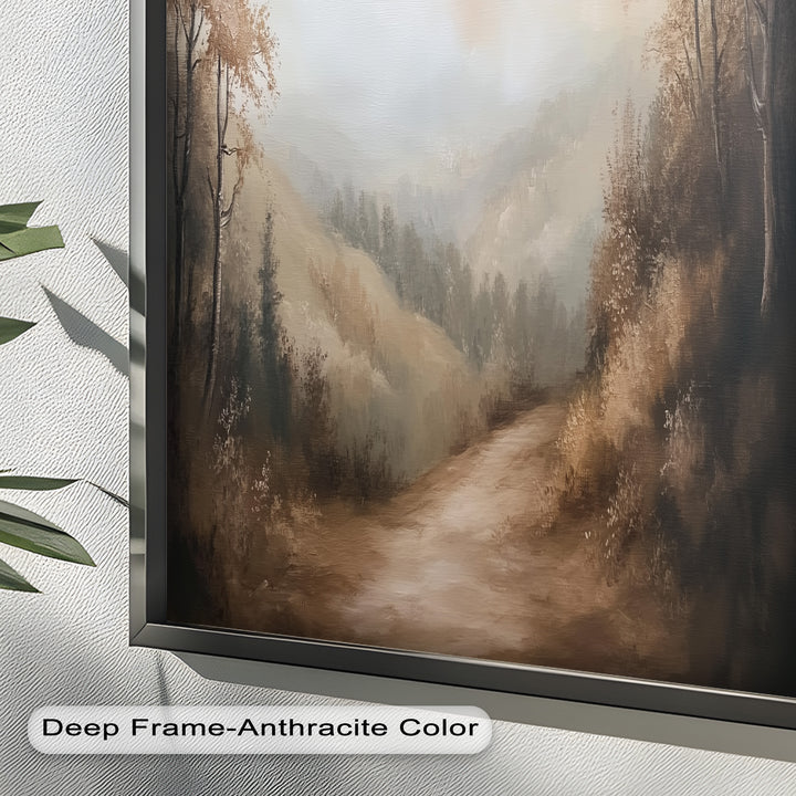 Forest Path – Framed Landscape Oil Painting