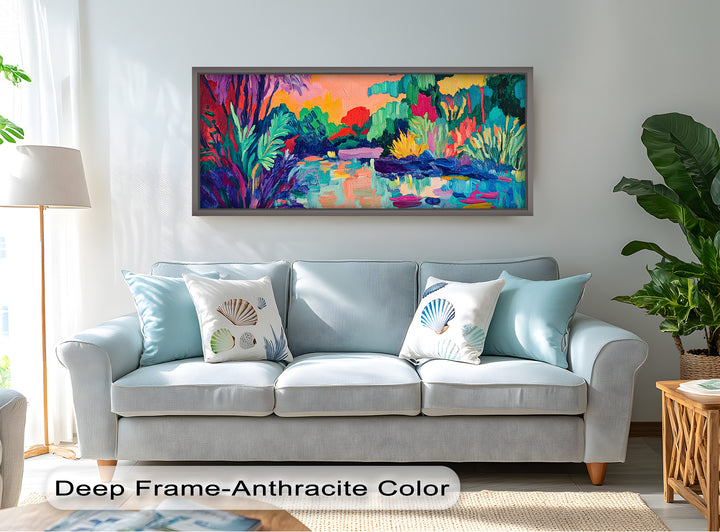 Tropical Reflections – Fauvist Oil Painting