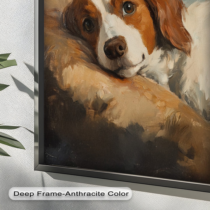 Resting Soul – Loyal Dog Animal Oil Painting