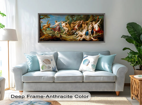 The Ravishing of the Maenads – Mythological Oil Painting - MyPhotoStation