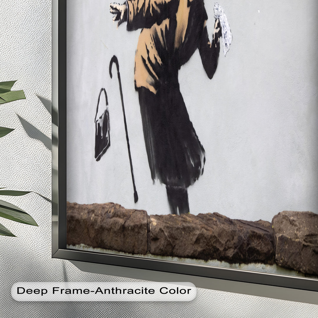 The Power of a Sneeze – Banksy Oil Painting