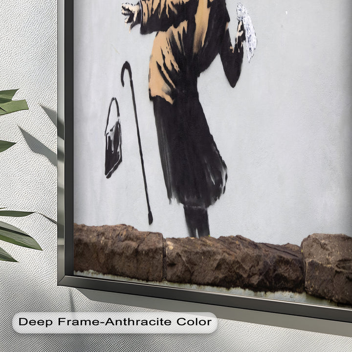 The Power of a Sneeze – Banksy Oil Painting