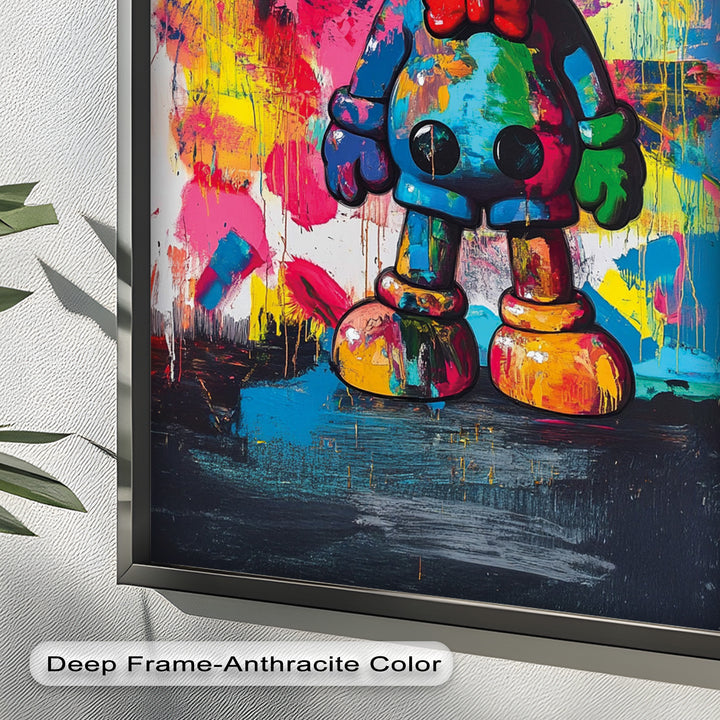 Color Riot Companion – KAWS Oil Painting
