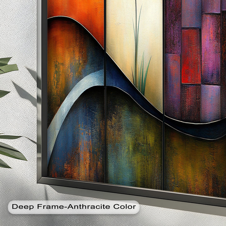 Tulip Dreams Abstract – Floral Modern Oil Painting