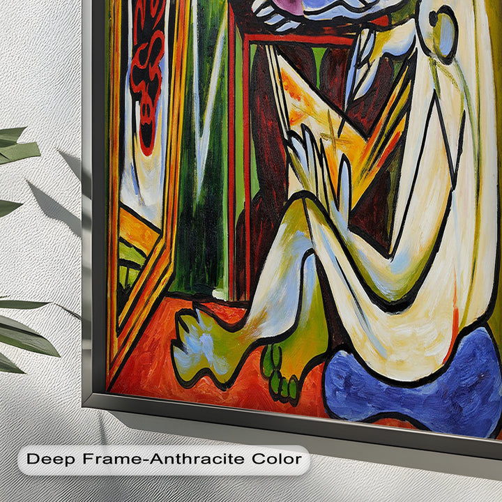 Artist and the Dream – Abstract Interior Scene Picasso Oil Painting